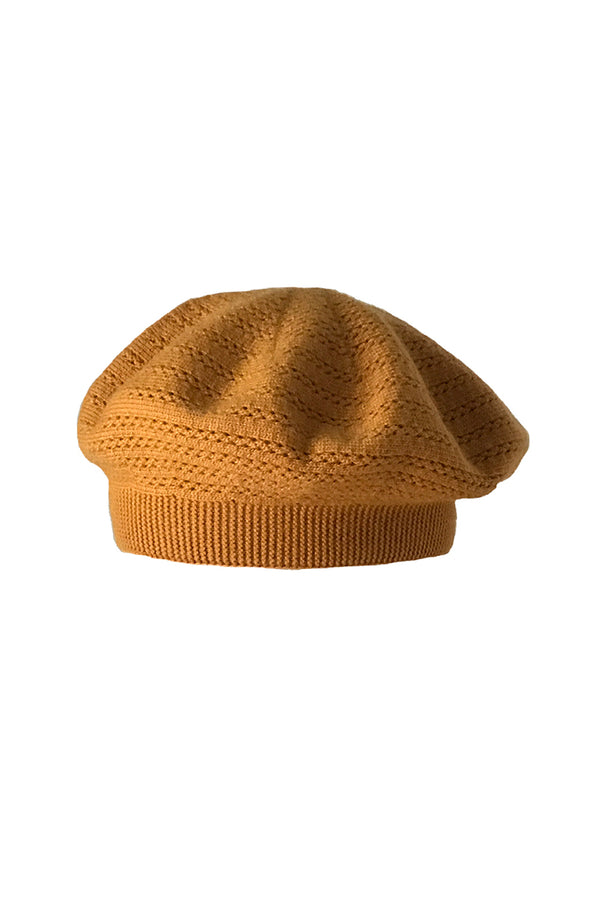 Cashmere Cable Knit Beret