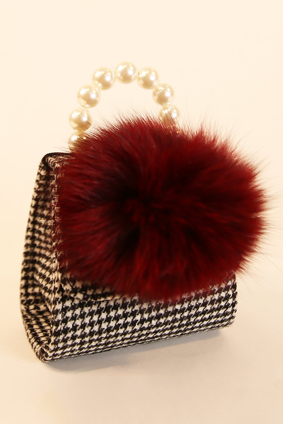 Mini Fox Fur Leather Bag